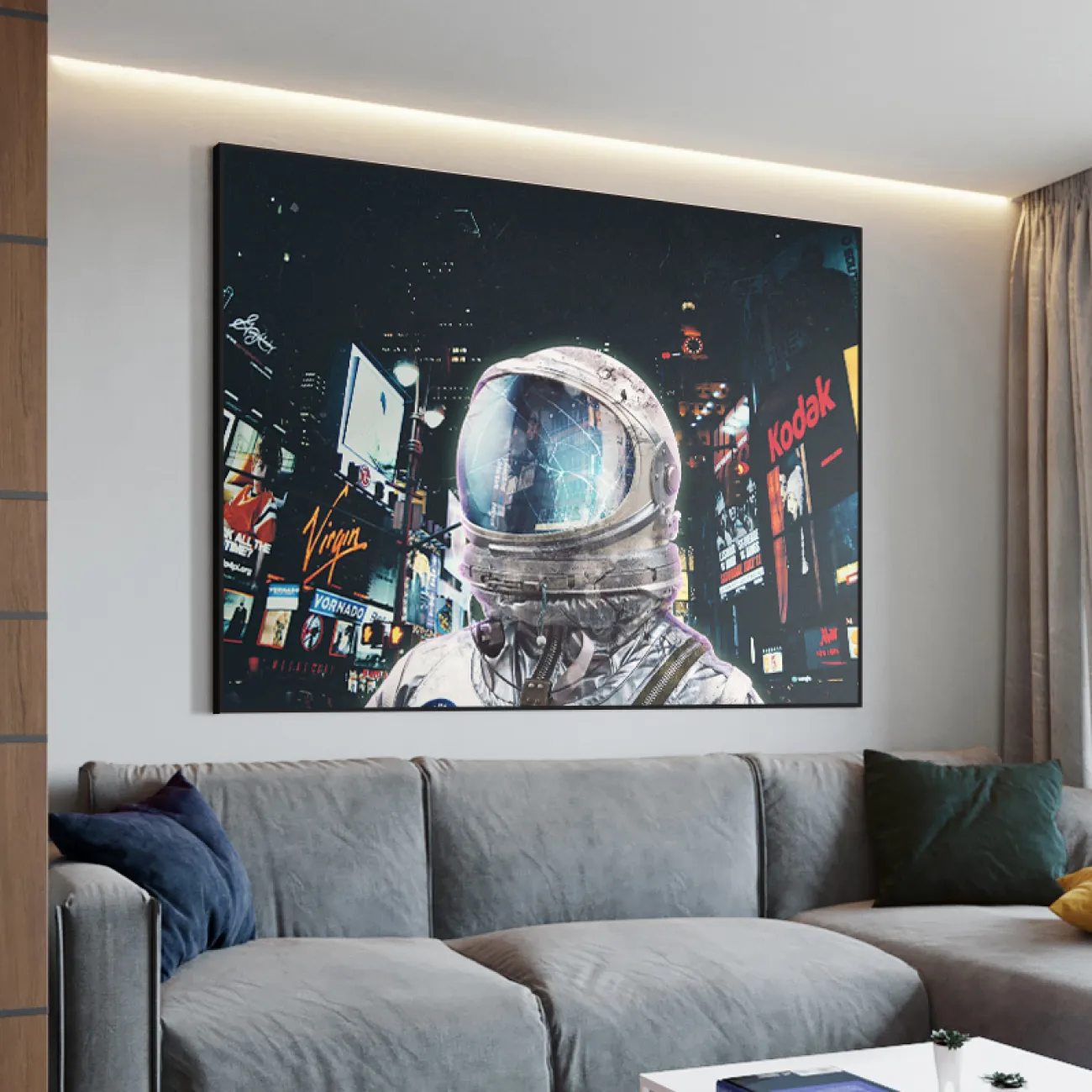 Декоративная настенная картина астронавта для гостиной в Современном стиле LaLume DK20759-23