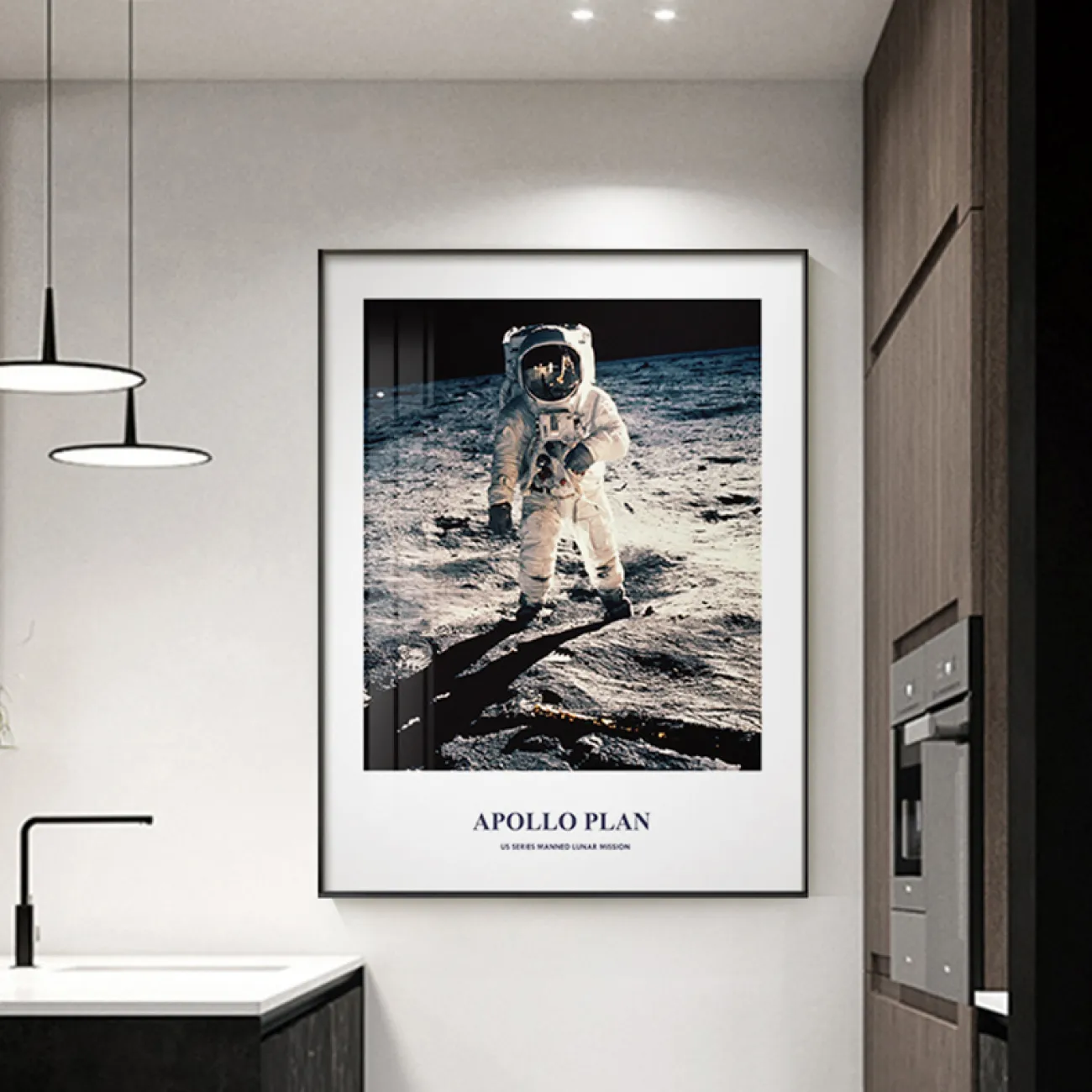 Декоративная настенная картина астронавта для гостиной в Современном стиле LaLume DK20759-23