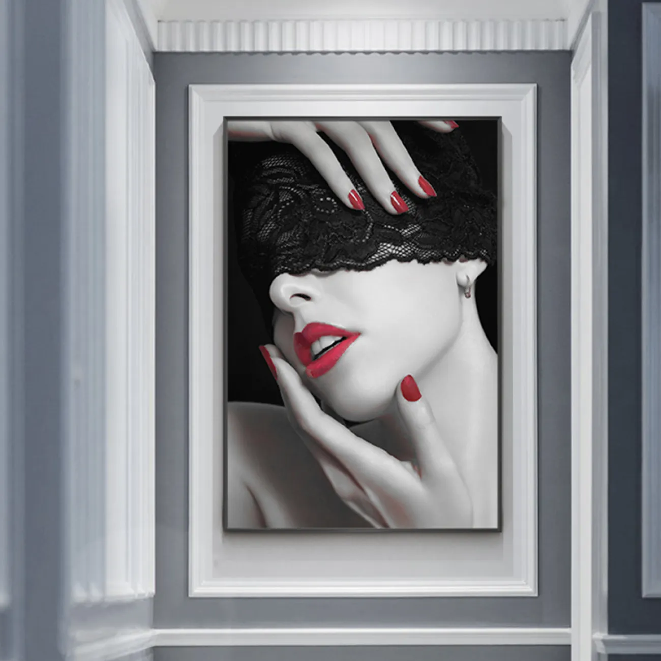 Постмодернистская настенная картина для гостиной в Современном стиле LaLume DK20765-23 Постмодернистская настенная картина для гостиной в Современном стиле LaLume DK20765-23