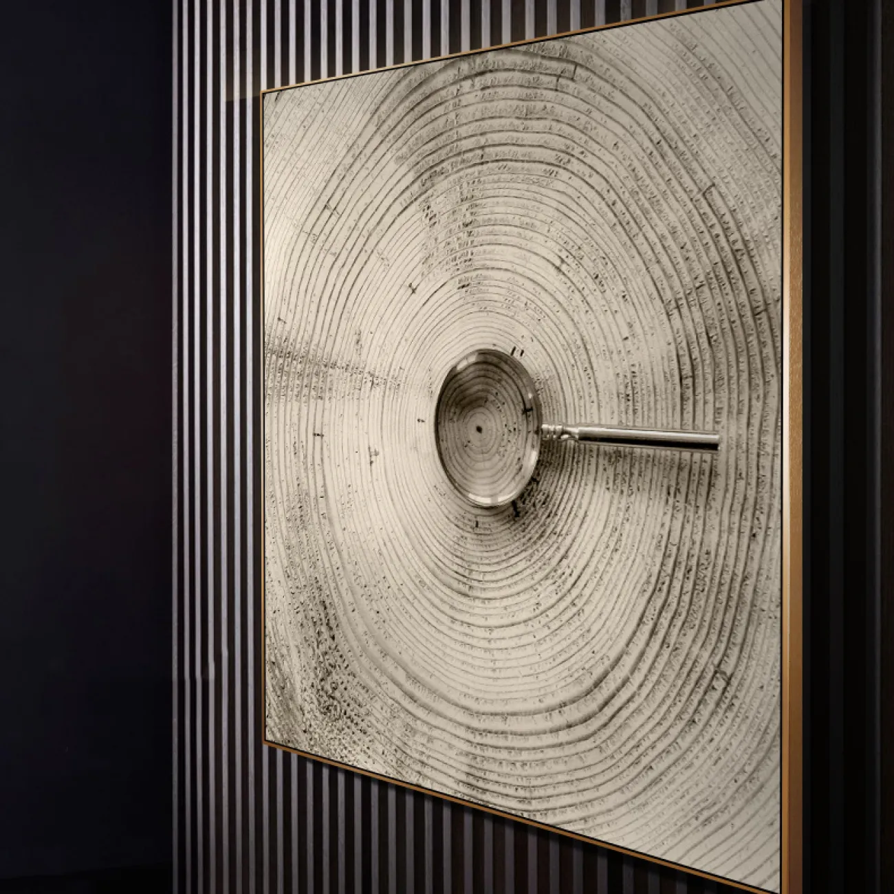 Абстрактная декоративная картина дерева в разрезе для гостиной в Современном стиле LaLume DK20768-23