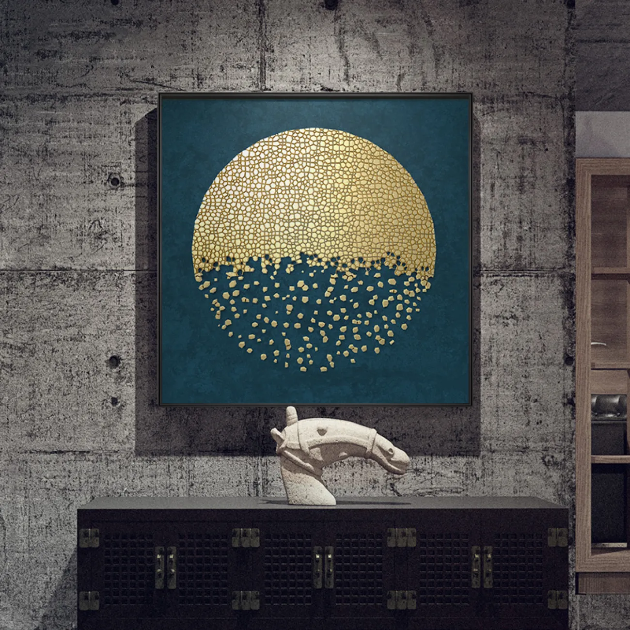 Современная роскошная минималистичная картина для гостиной в Скандинавском стиле LaLume DK20770-23