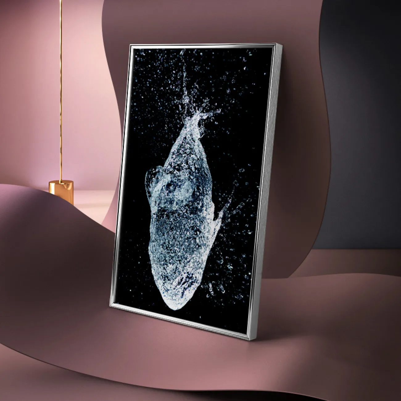 Абстрактная картиная на морскую тему для гостиной в Скандинавском стиле LaLume DK20783-23