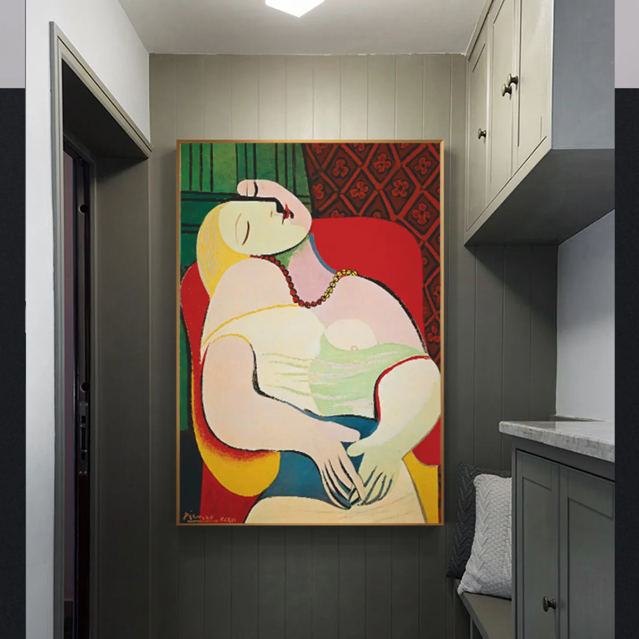 Абстрактная декоративная настенная картина в Скандинаском стиле LaLume DK20784-23 Абстрактная декоративная настенная картина в Скандинаском стиле LaLume DK20784-23