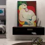 Абстрактная декоративная настенная картина в Скандинаском стиле LaLume DK20784-23