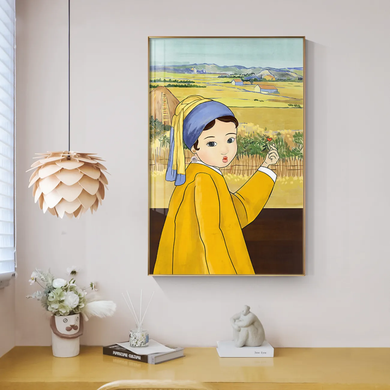 Великолепная картина маслом для гостиной в Скандинавском стиле LaLume DK20787-23 Великолепная картина маслом для гостиной в Скандинавском стиле LaLume DK20787-23