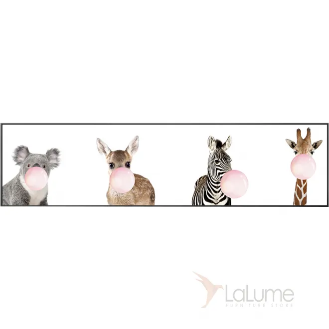 Необычная минималистичная картина с животными LaLume DK20789-23