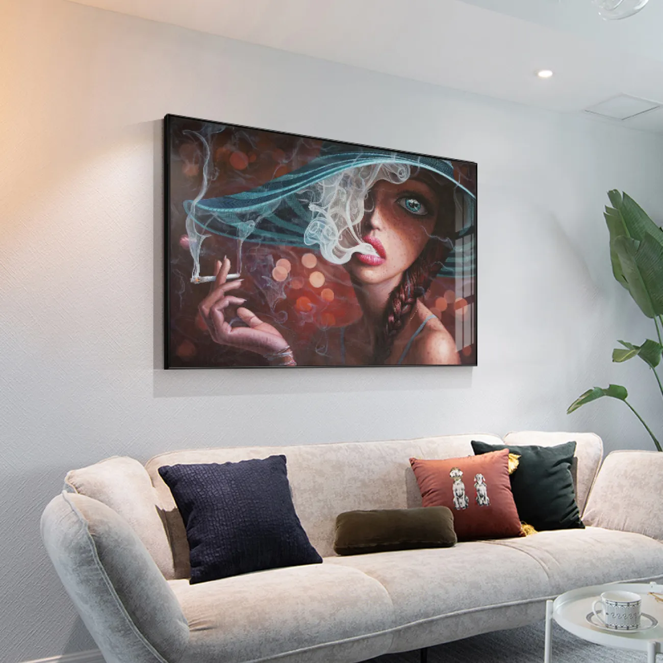 Роскошная современная минималистичная картина для гостиной в Скандинавском стиле LaLume DK20790-23