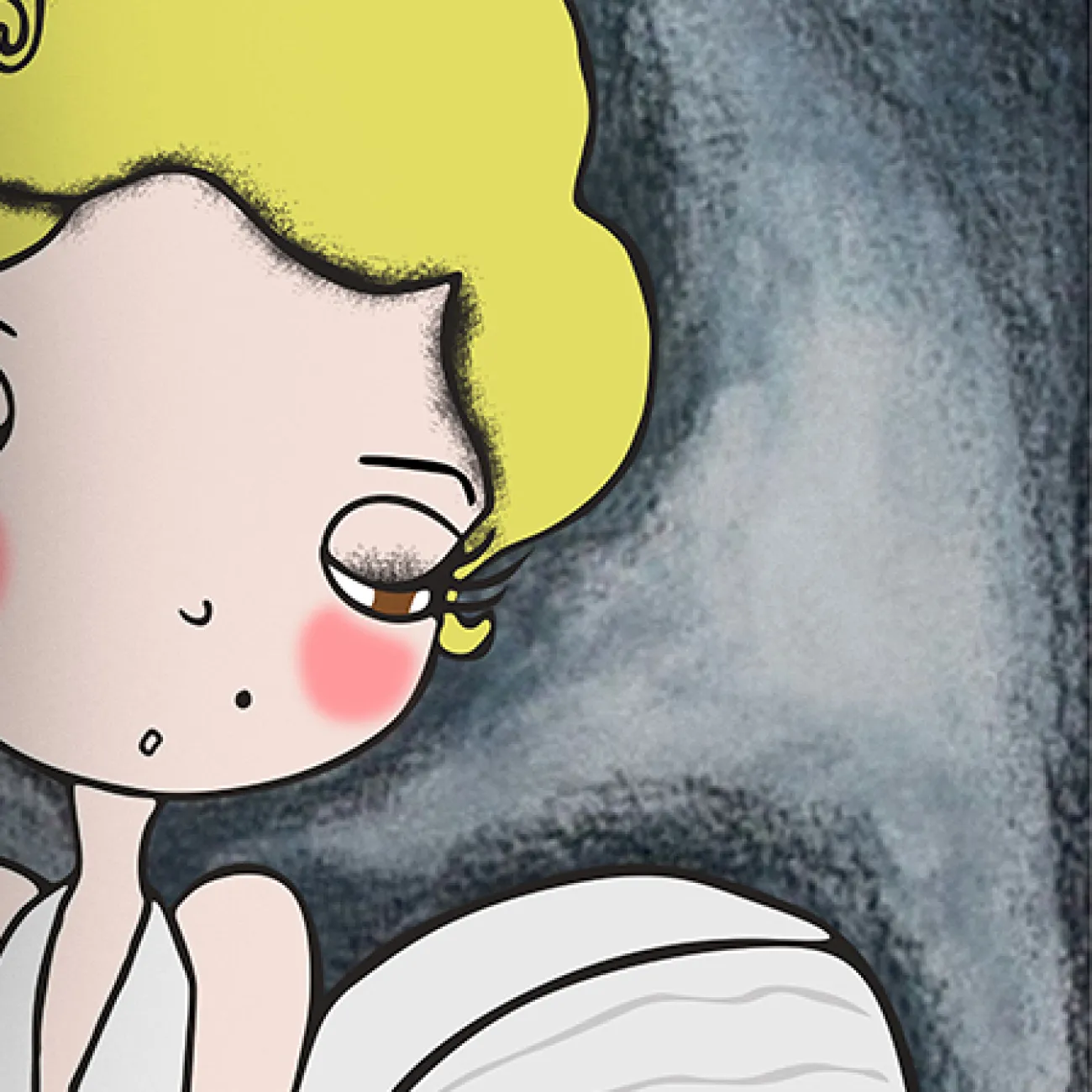 Стильная масляная картина для гостиной выполненна в Скандинавском стиле LaLume DK20793-23