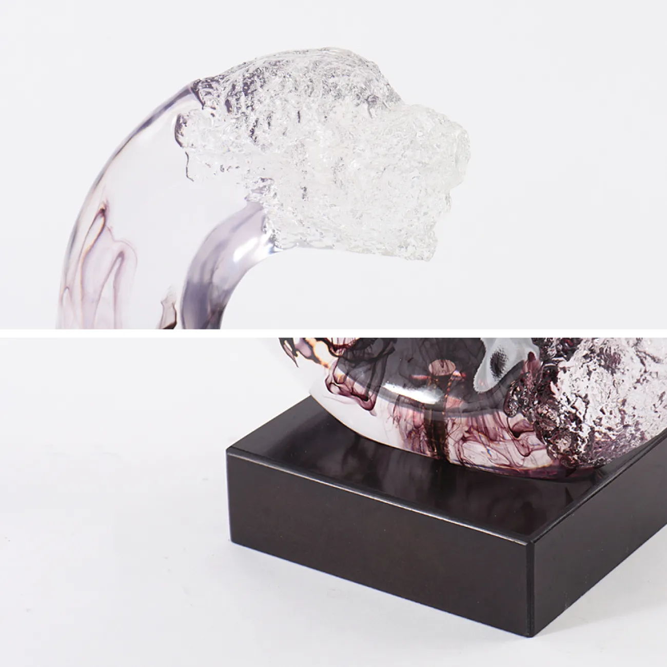 Необычная прозрачная дизайнерская скульптура для гостиной в Современном стиле LaLume DK20794-23