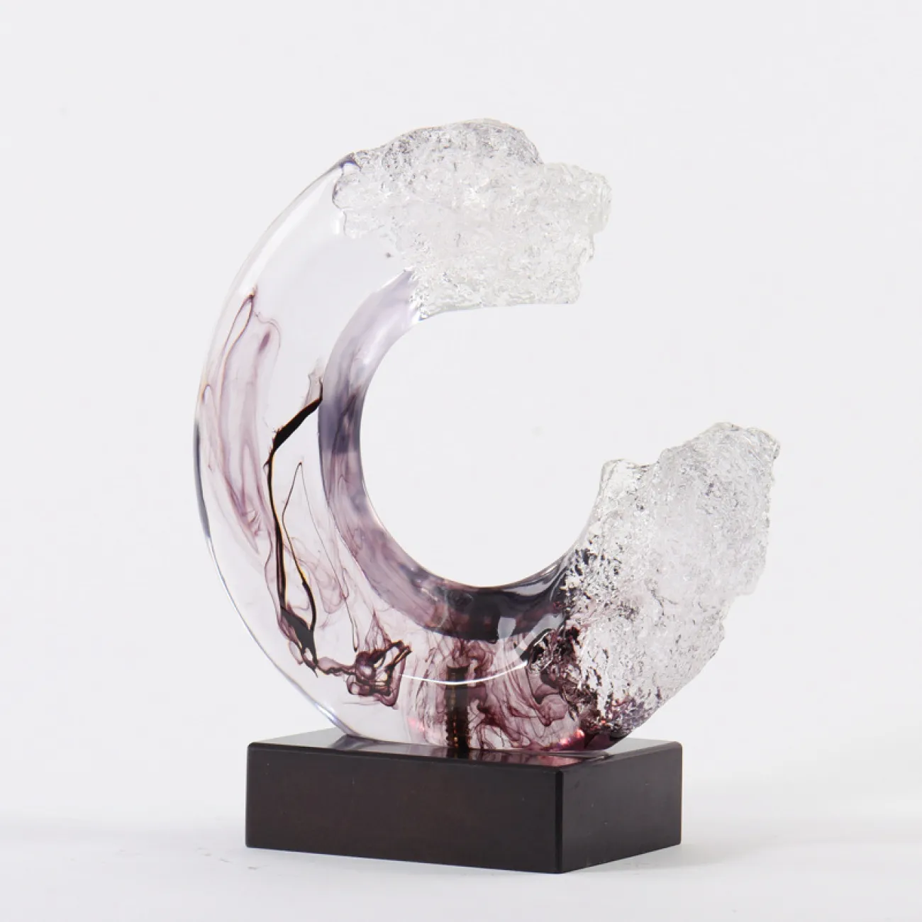 Необычная прозрачная дизайнерская скульптура для гостиной в Современном стиле LaLume DK20794-23