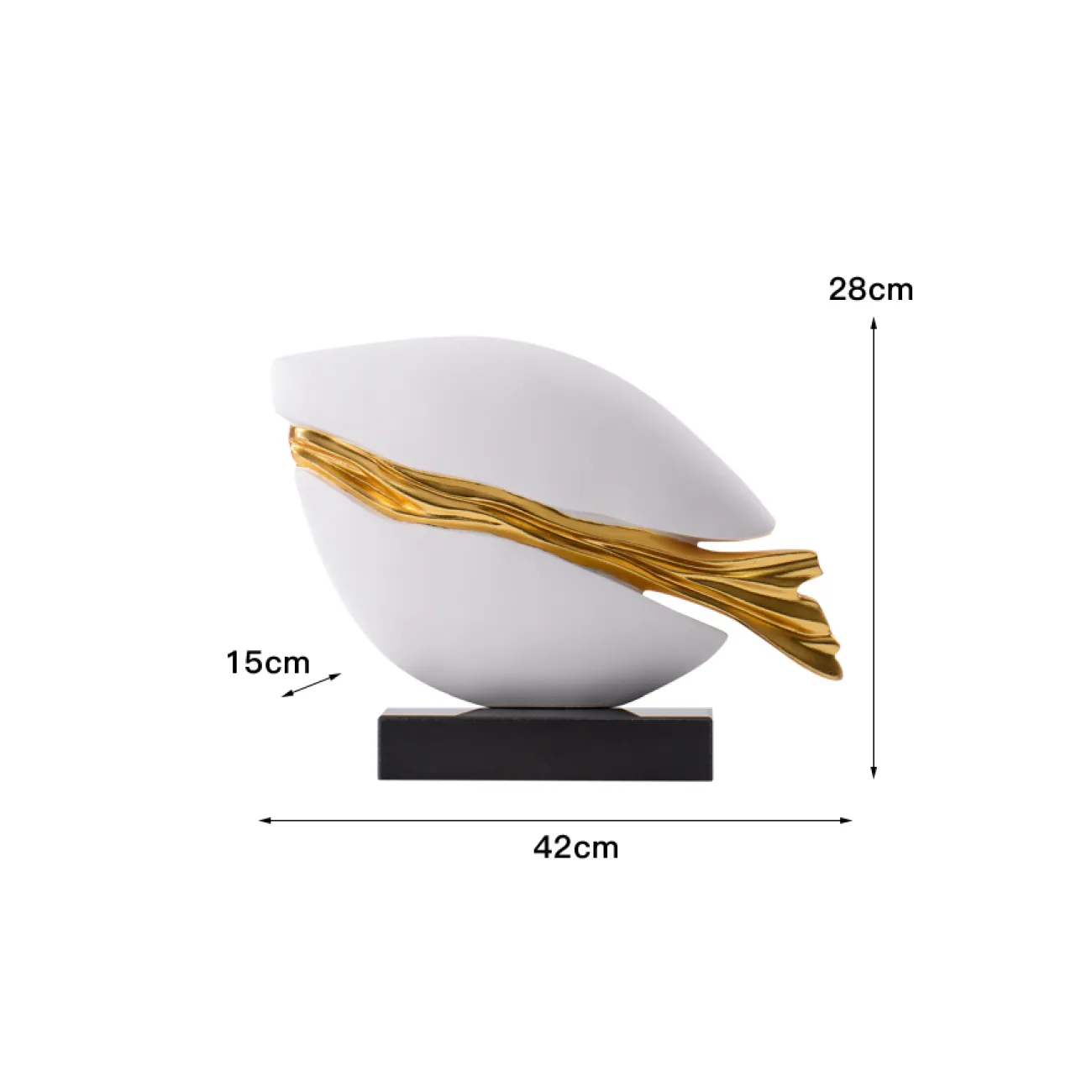 Креативная роскошная статуэтка на мраморном пьедестале для гостиной в Современном стиле LaLume DK20795-23 Креативная роскошная статуэтка на мраморном пьедестале для гостиной в Современном стиле LaLume DK20795-23