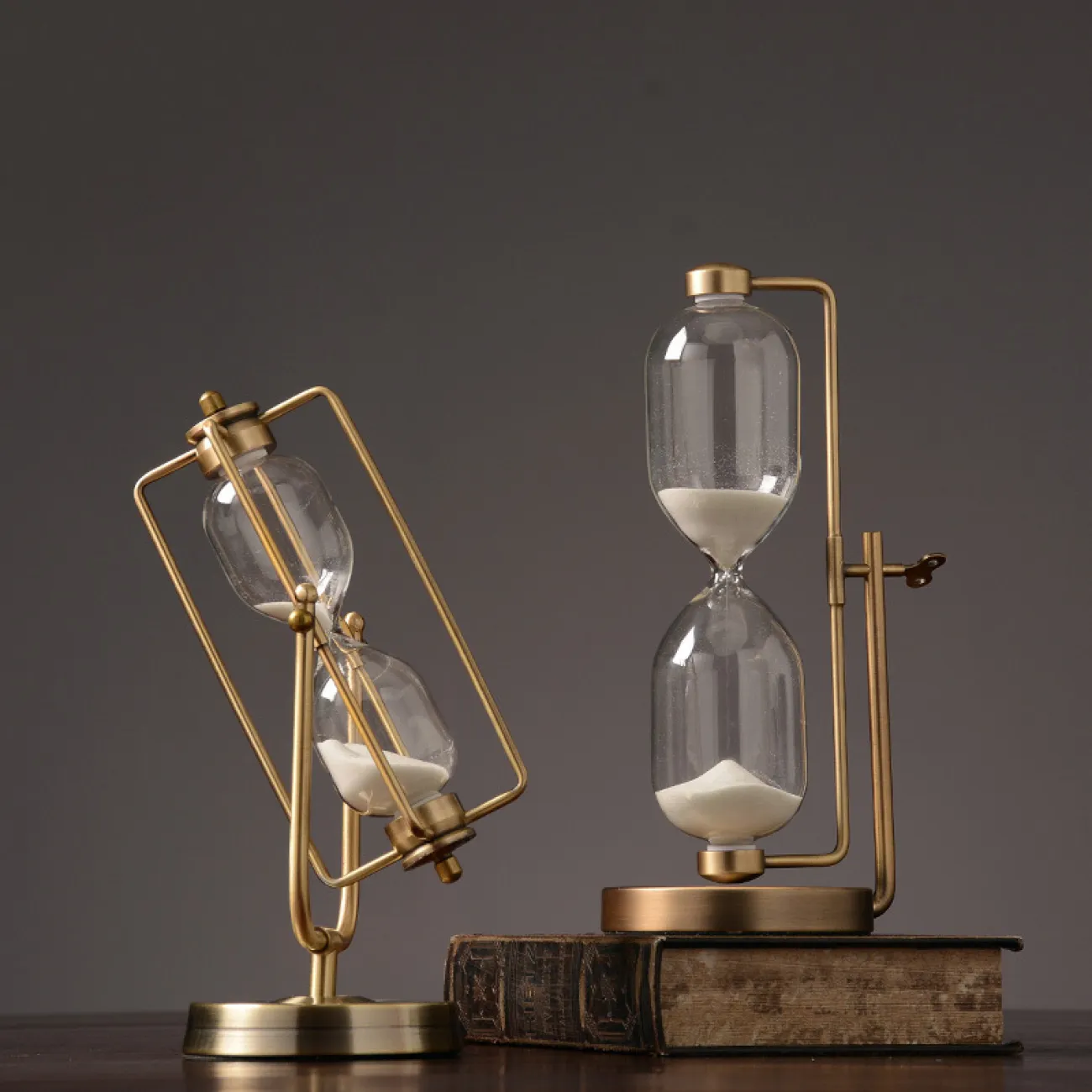 Креативные металлические песочные часы для гостинной в Скандинавском стиле LaLume DK20821-23