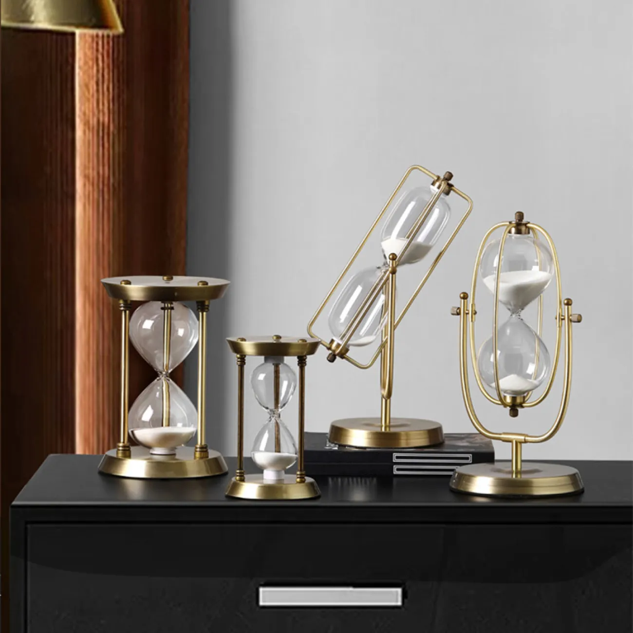 Креативные металлические песочные часы для гостинной в Скандинавском стиле LaLume DK20821-23