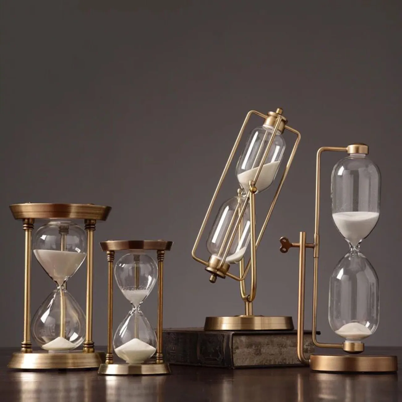 Креативные металлические песочные часы для гостинной в Скандинавском стиле LaLume DK20821-23