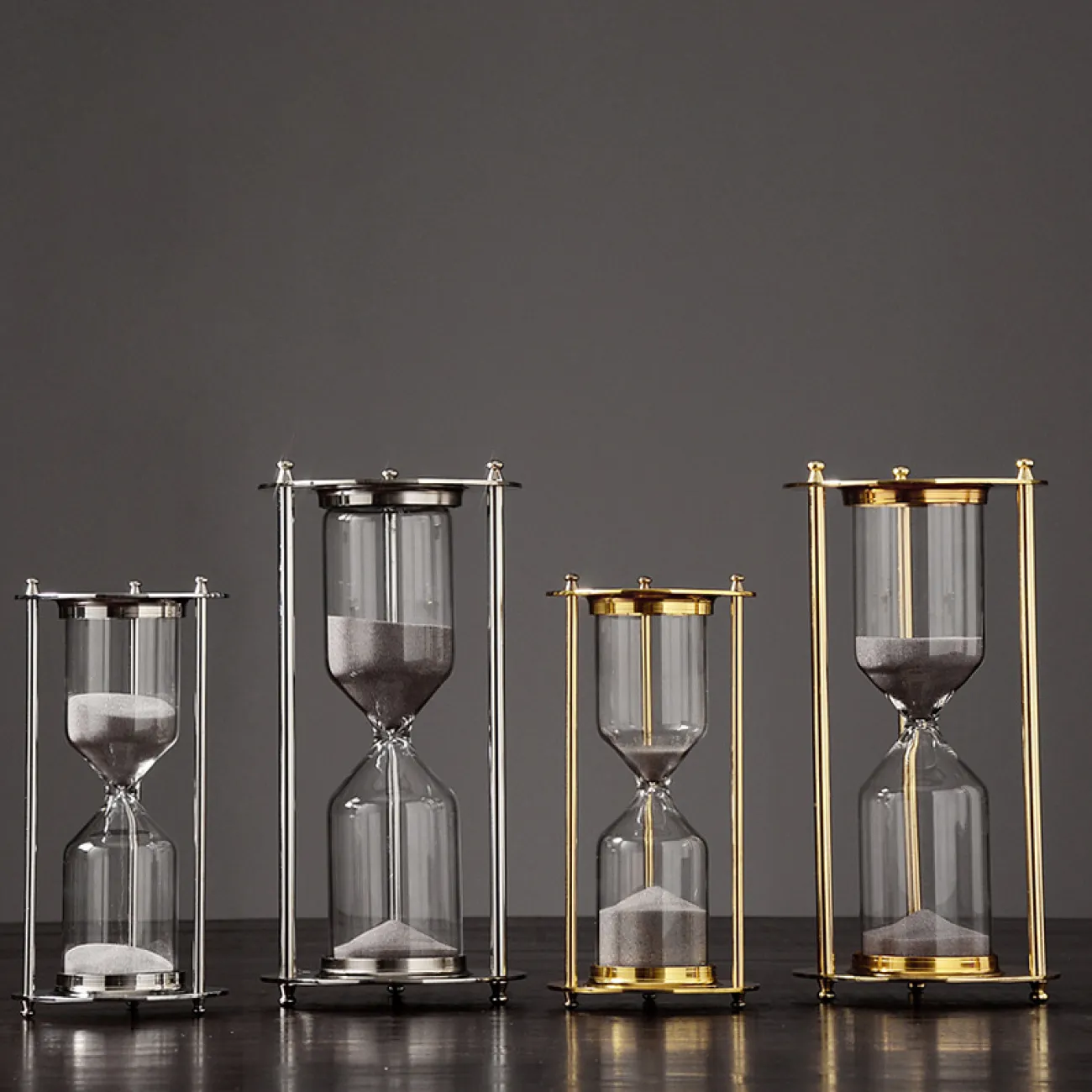 Креативные металлические песочные часы для гостинной в Скандинавском стиле LaLume DK20821-23
