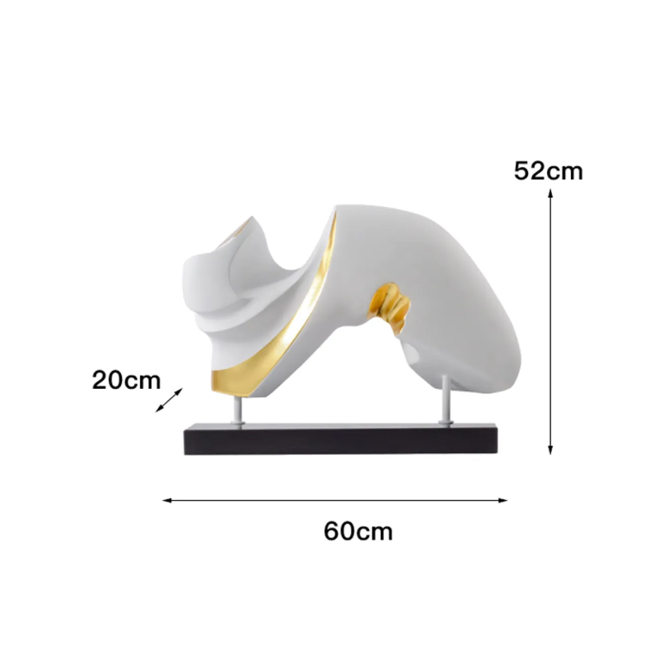 Абстрактная дизайнерская статуэтка для гостиной в Современном стиле LaLume DK20838-23 Абстрактная дизайнерская статуэтка для гостиной в Современном стиле LaLume DK20838-23
