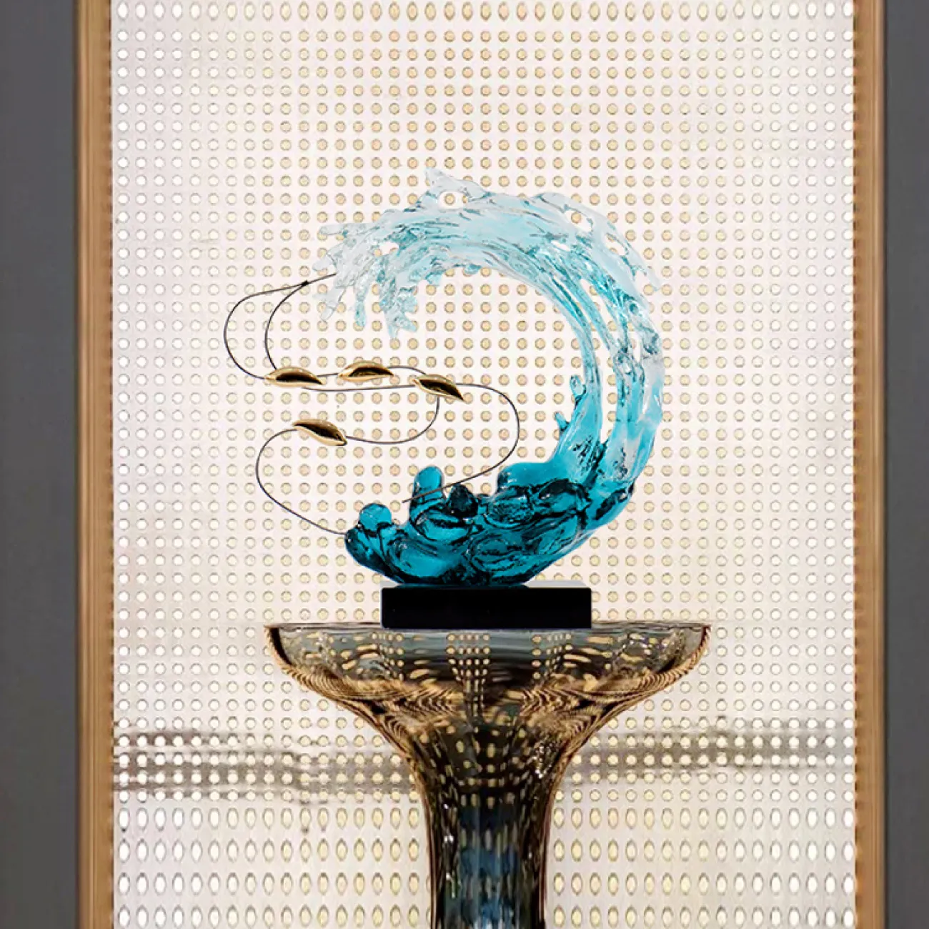 Необычная роскошная абстрактная скульптура для дома в Современном стиле LaLume DK20848-23