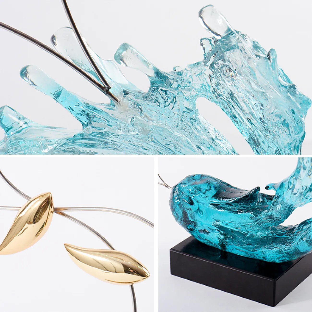 Необычная роскошная абстрактная скульптура для дома в Современном стиле LaLume DK20848-23