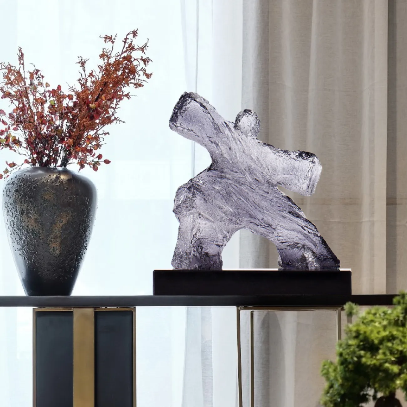 Современная креативная статуэтка для гостиной в Китайском стиле LaLume DK20849-23