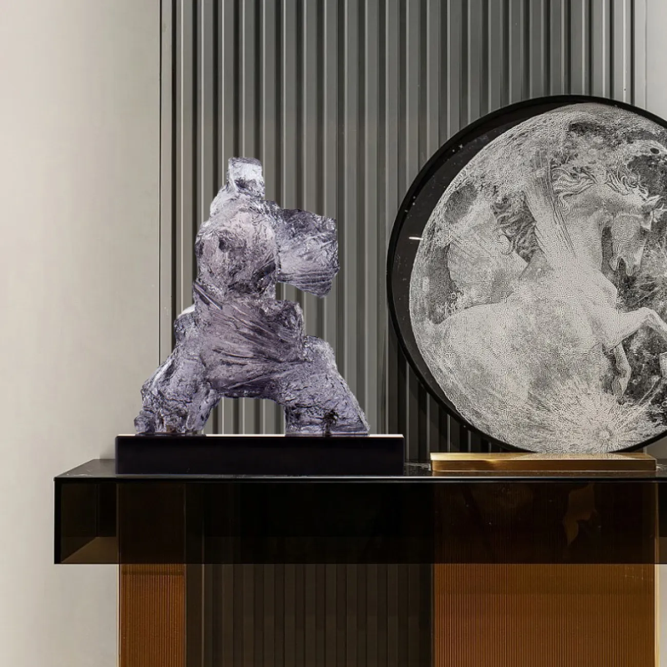 Современная креативная статуэтка для гостиной в Китайском стиле LaLume DK20849-23