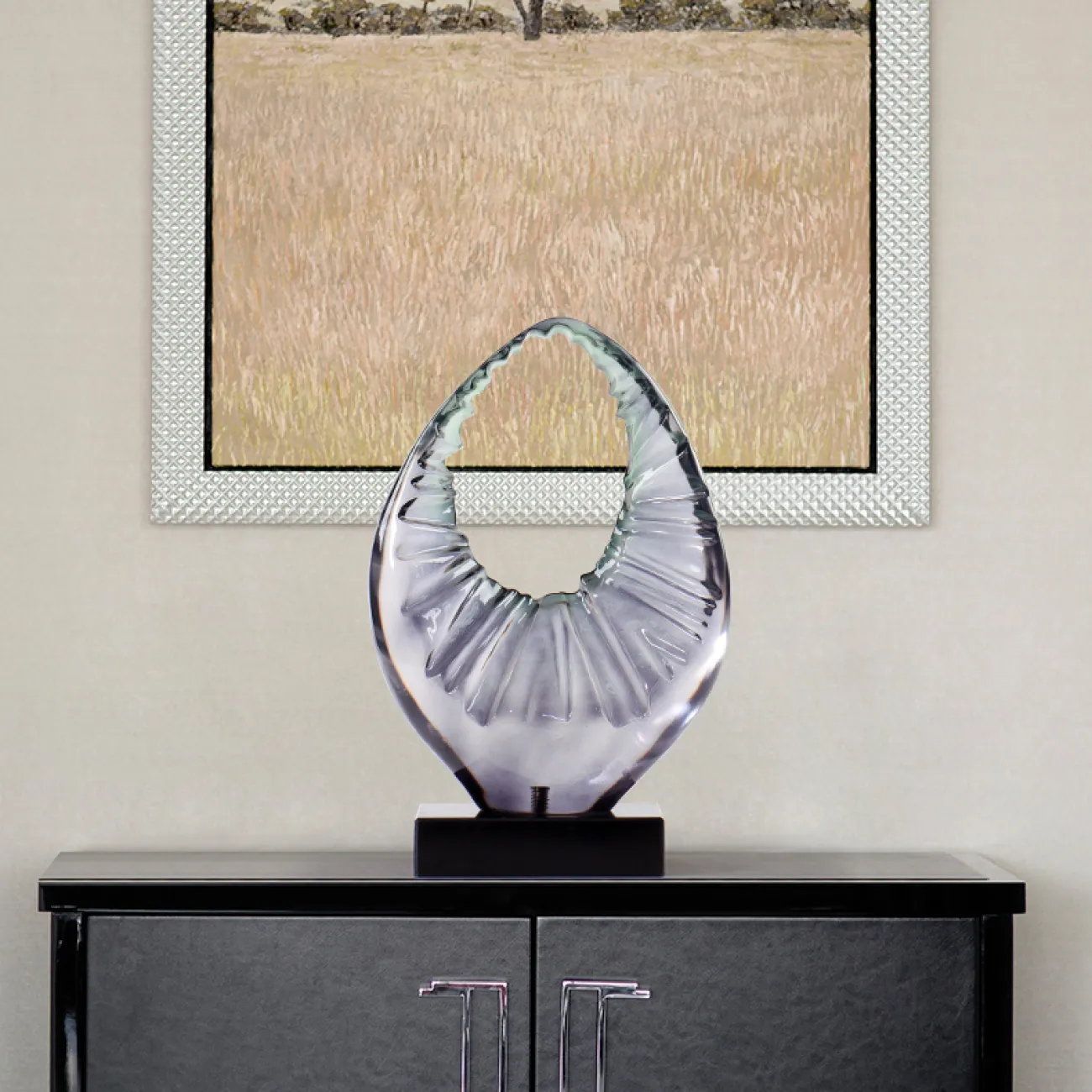 Необычная прозрачная скульптура для гостиной в Китайском стиле LaLume DK20863-23