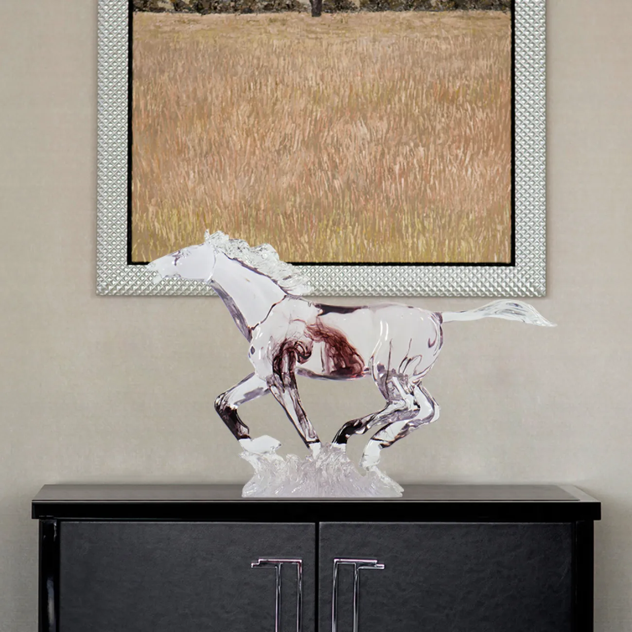 Креативная статуэтка лошади из смолы для гостиной в Современном стиле LaLume DK20872-23