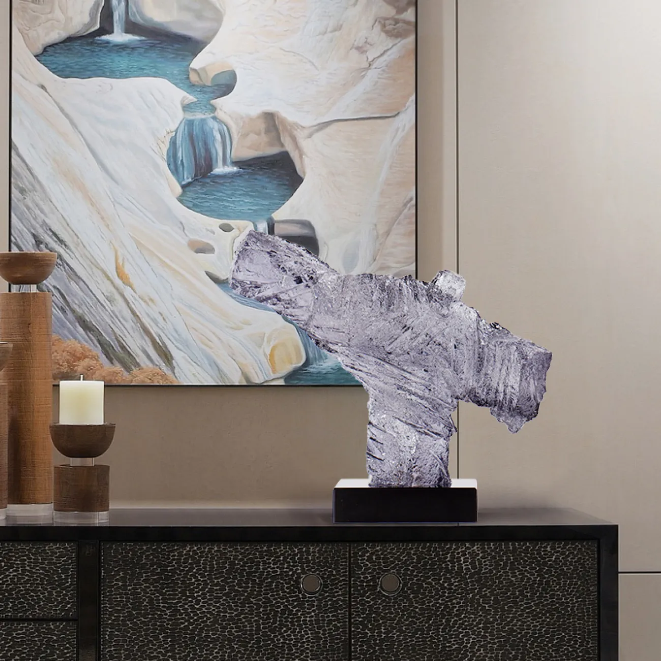 Необычная скульптура для дома из смолы в Китайском стиле LaLume DK20874-23