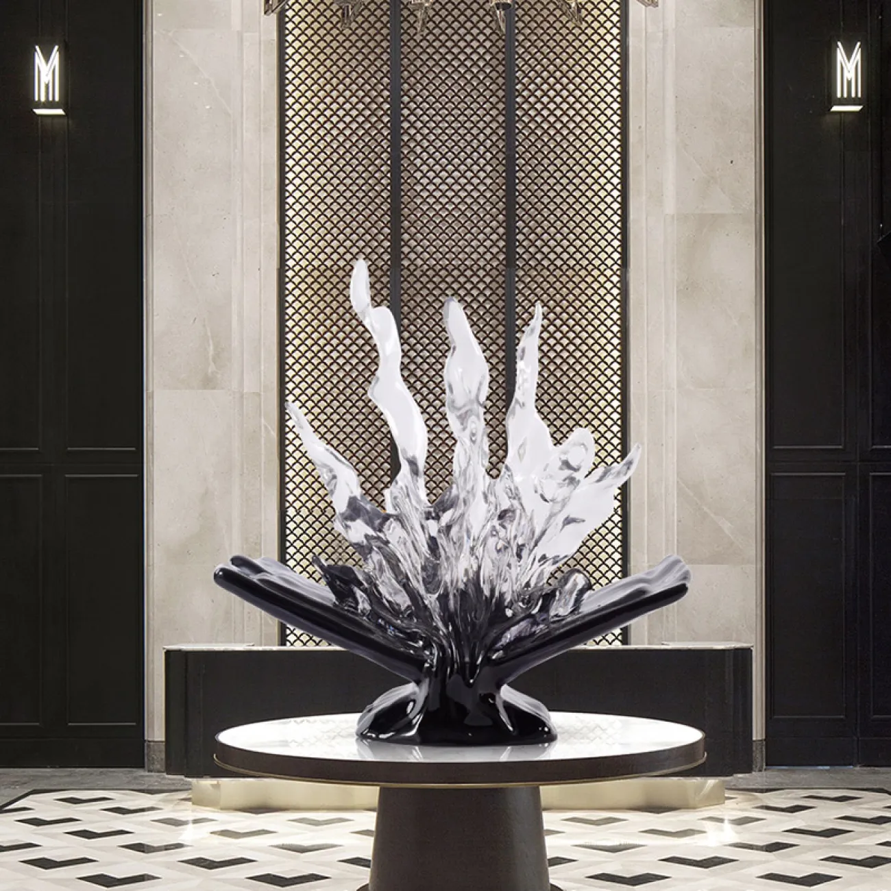 Креативная скульптура в форме коралла для гостиной в Современном стиле LaLume DK20999-23 Креативная скульптура в форме коралла для гостиной в Современном стиле LaLume DK20999-23