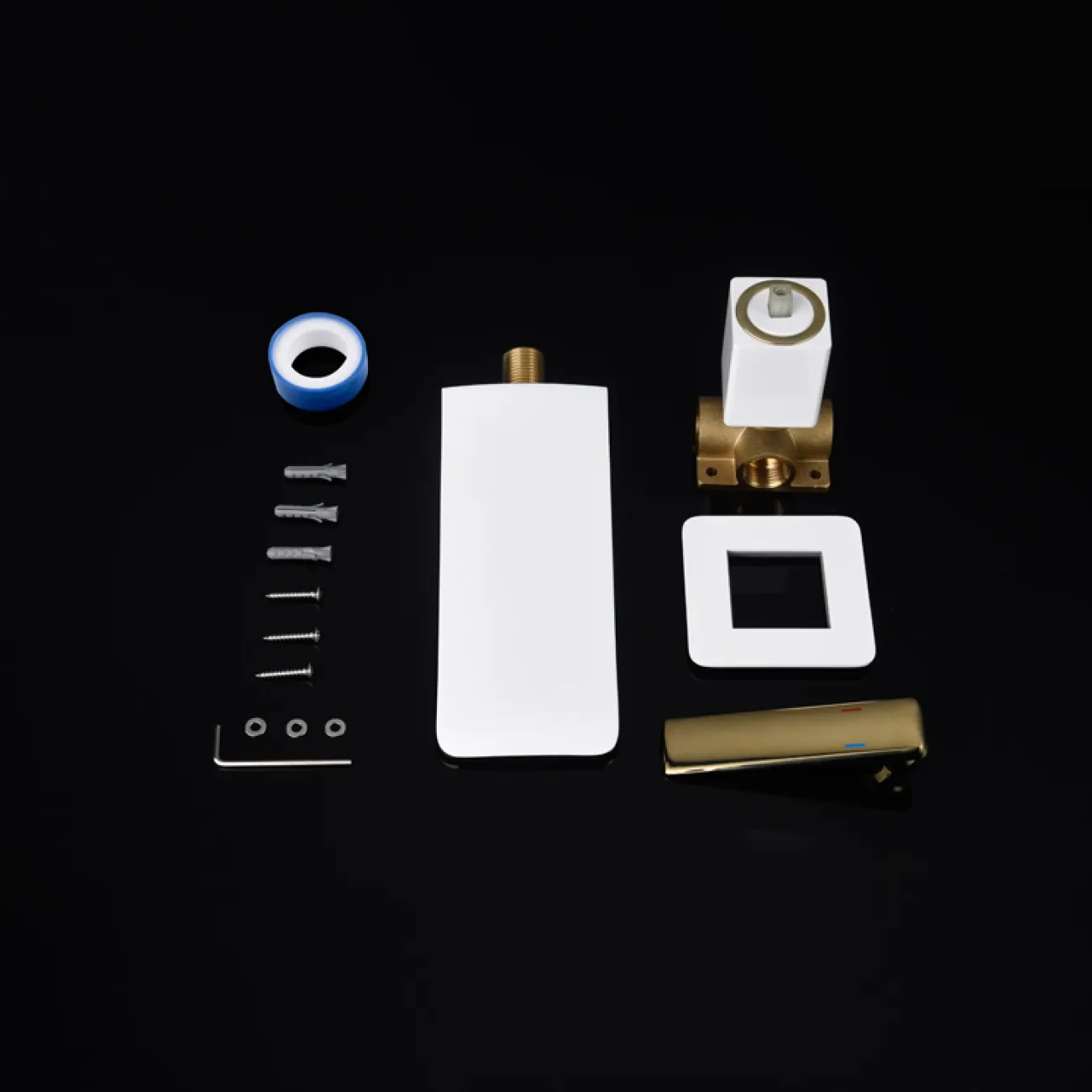 Скрытый латунный смеситель для ванной в Современном стиле LaLume MB21101-23