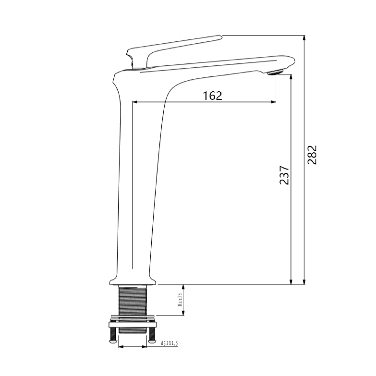 Роскошный латунный смеситель для умывальника в Современном стиле LaLume MB21103-23