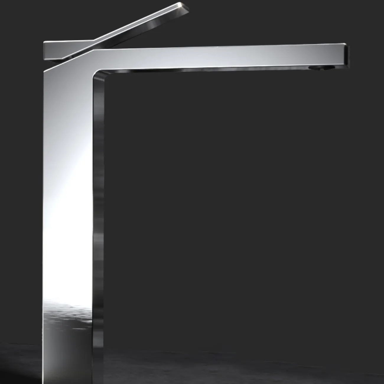 Настольный латунный смеситель для умывальника в Современном стиле LaLume MB21107-23