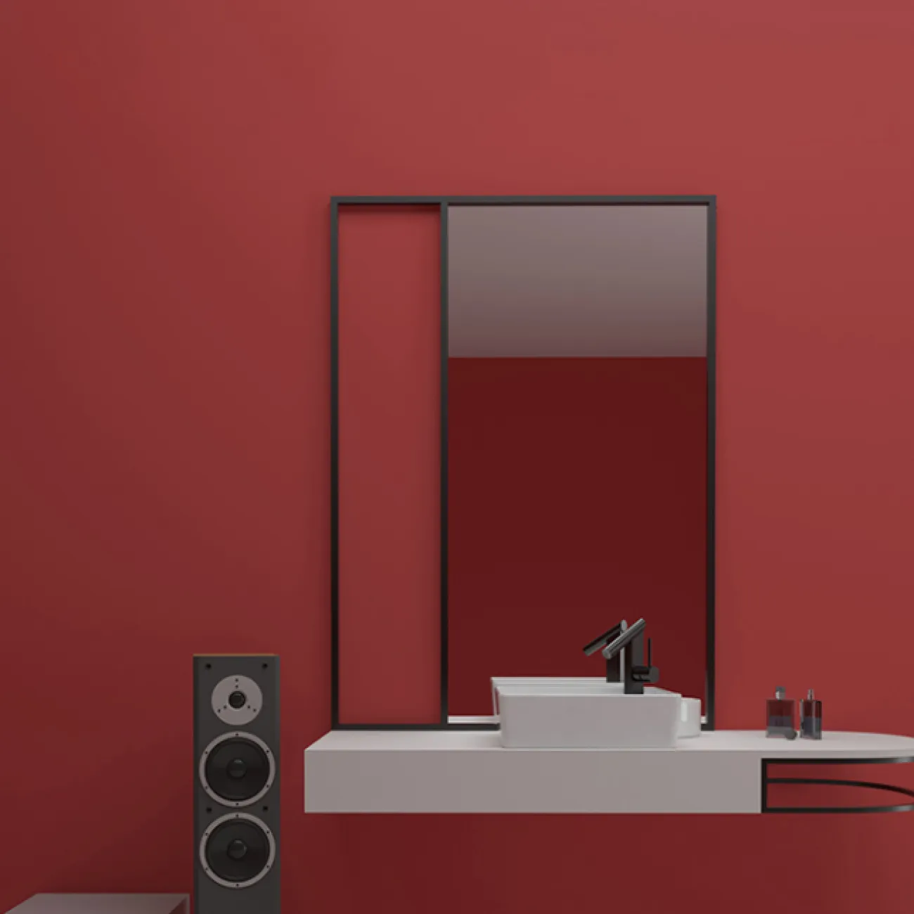 Смеситель с креативным дизайном для умывальника в Современном стиле LaLume MB21111-23