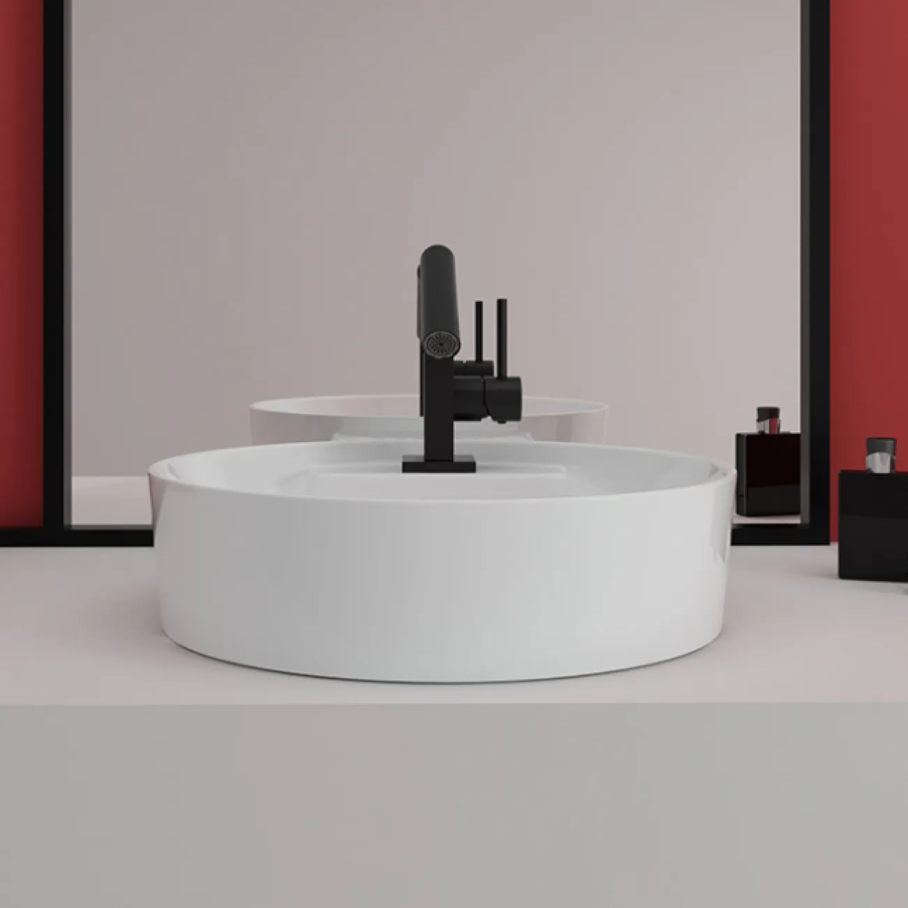 Смеситель с креативным дизайном для умывальника в Современном стиле LaLume MB21111-23