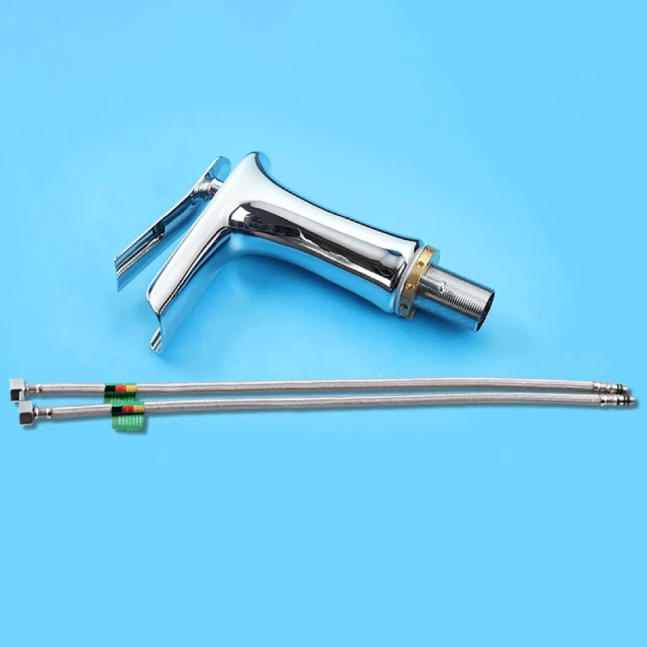 Водопадный латунный смеситель для умывальника в Современном стиле LaLume MB21112-23