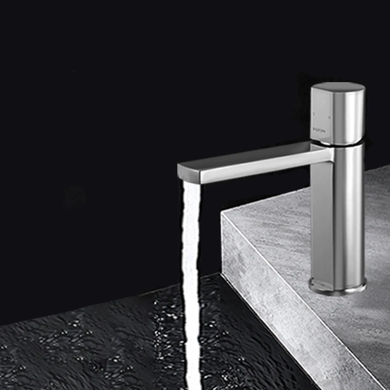 Дизайнерский настольный смеситель для умывальника в Современном стиле LaLume MB21117-23