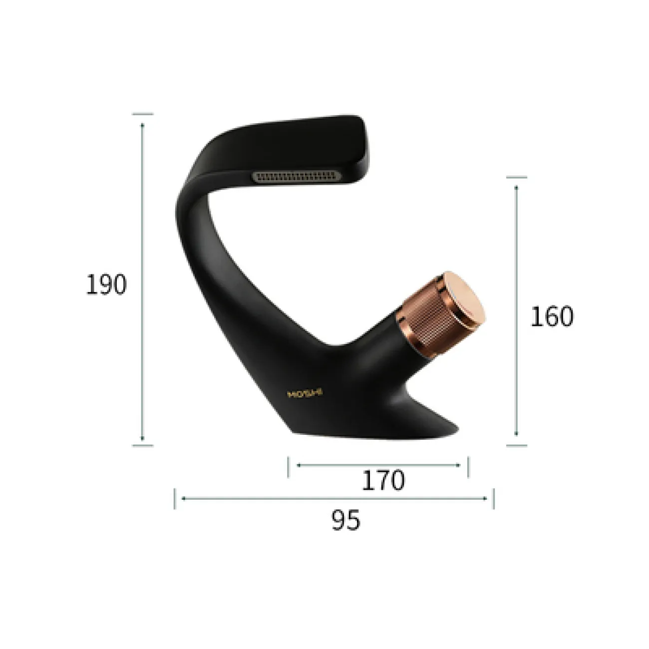 Креативный дизайнерский смеситель для умывальника в Современном стиле LaLume MB21118-23