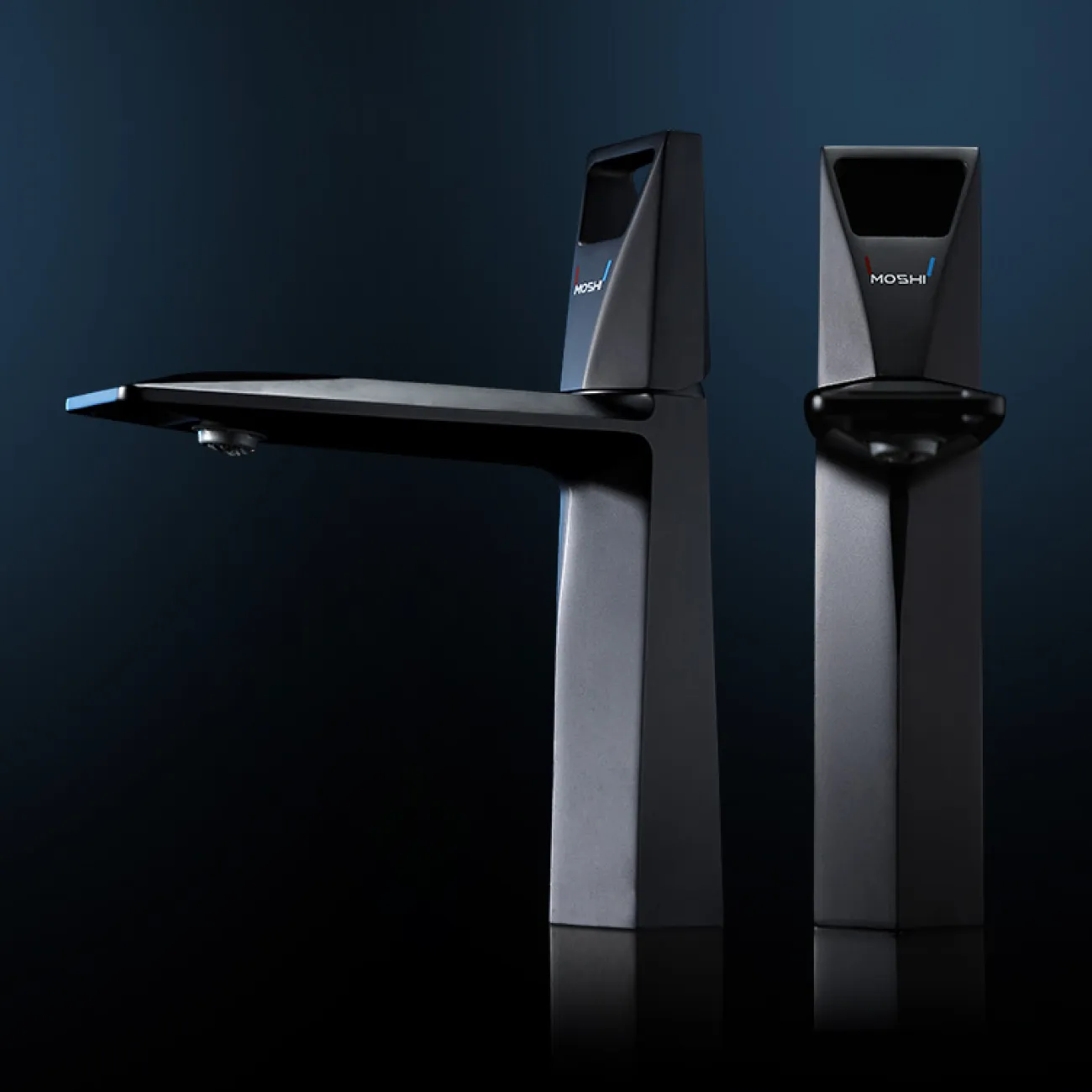 Креативный латунный низкий смеситель для умывальника в Современном стиле LaLume MB21121-23