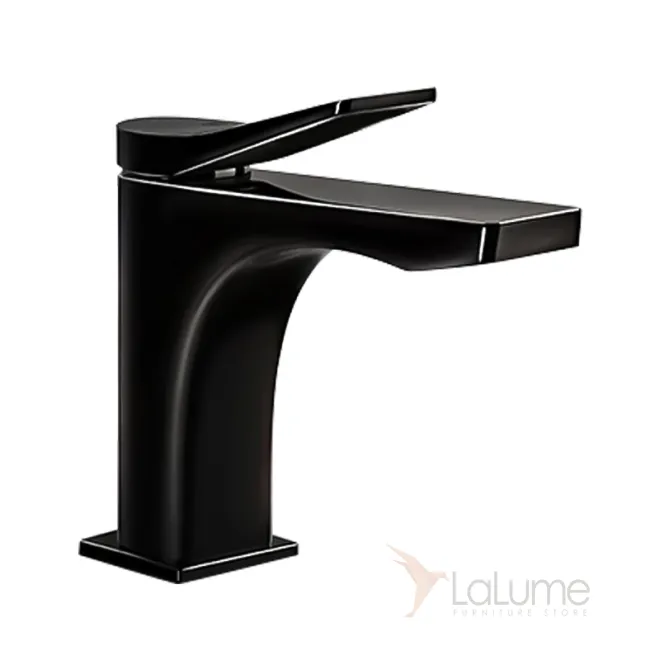 Минималистичный низкий латунный смеситель для умывальника в Современном стиле LaLume MB21121-23 Минималистичный низкий латунный смеситель для умывальника в Современном стиле LaLume MB21121-23