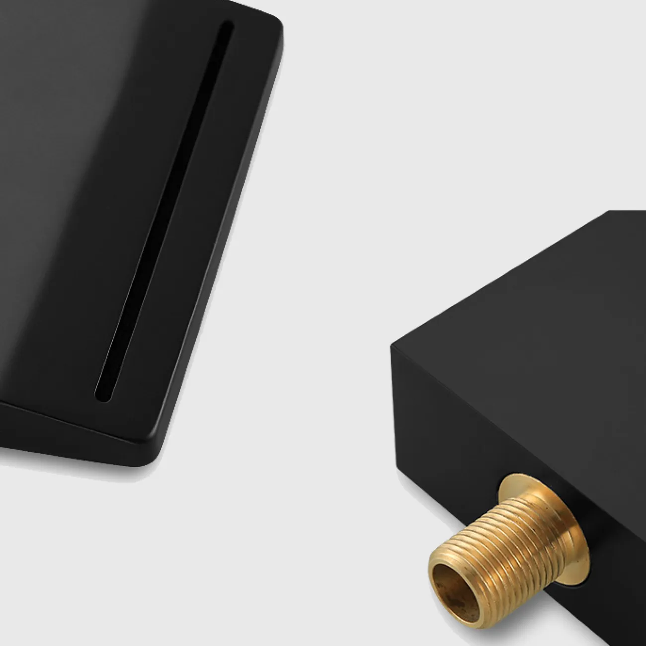 Скрытый латунный водопадный смеситель для ванной в Современном стиле LaLume MB21123-23