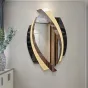 Изящное овальное настенное зеркало для гостиной в Американском стиле LaLume DK21201-23