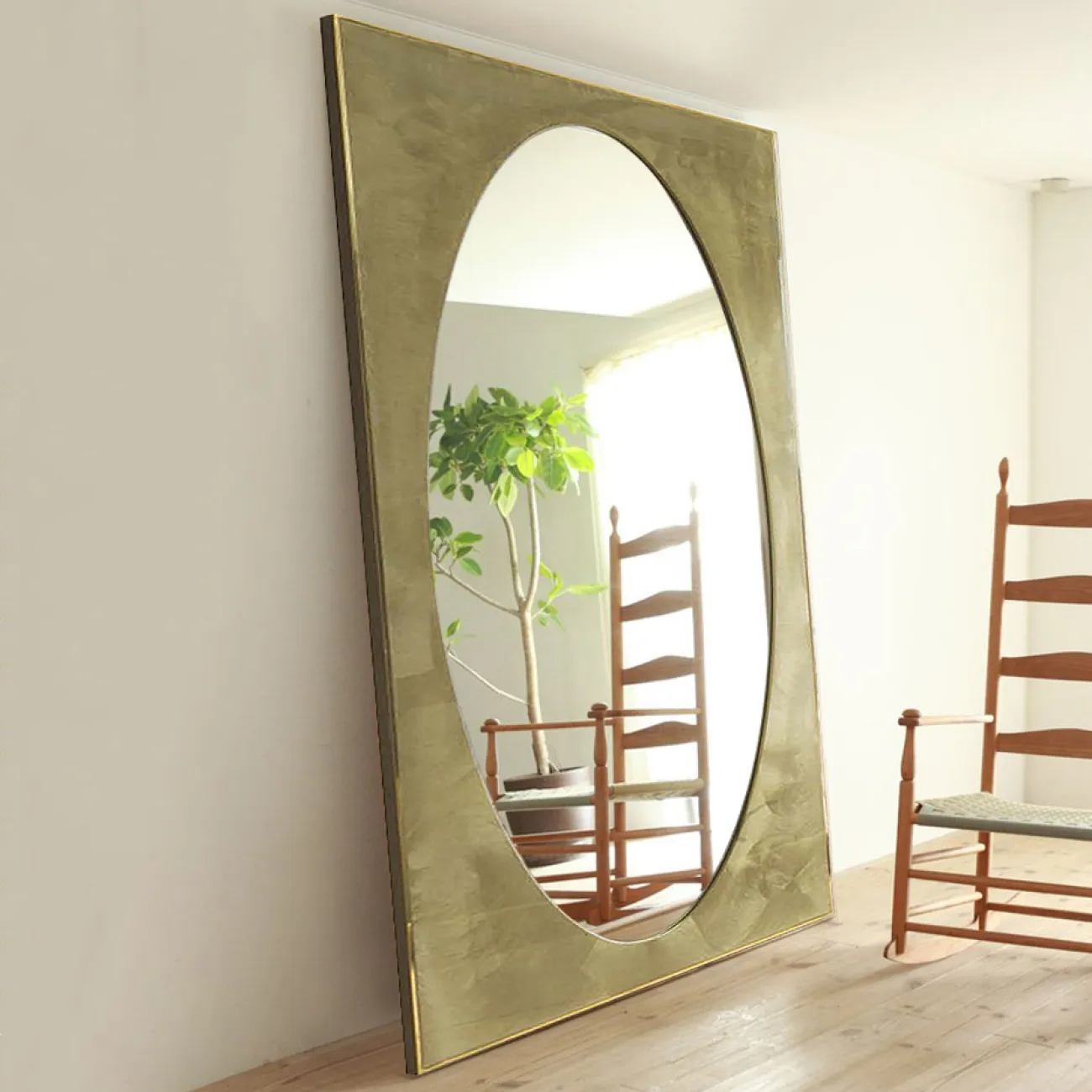 Роскошное напольное зеркало для гостиной в Европейском стиле LaLume DK21202-23