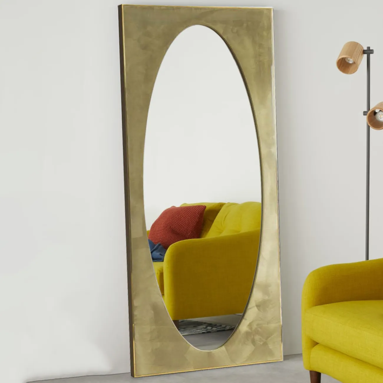 Роскошное напольное зеркало для гостиной в Европейском стиле LaLume DK21202-23