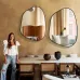 Декоративное овальное зеркало для гостиной LaLume DK21207-23