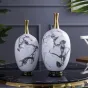 Современная фарфоровая керамическая ваза «Дым» LaLume DK601906-23 H42