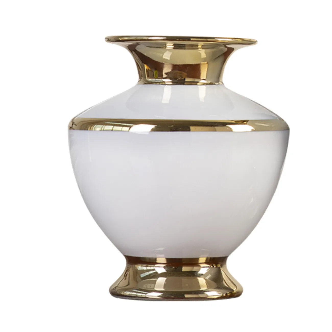 Белая фарфоровая керамическая ваза «Греческая» LaLume DK100007-23