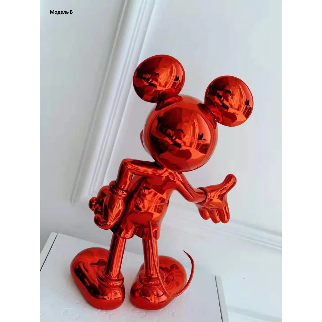 Мультяшная скульптура из смолы ручной работы Mickey