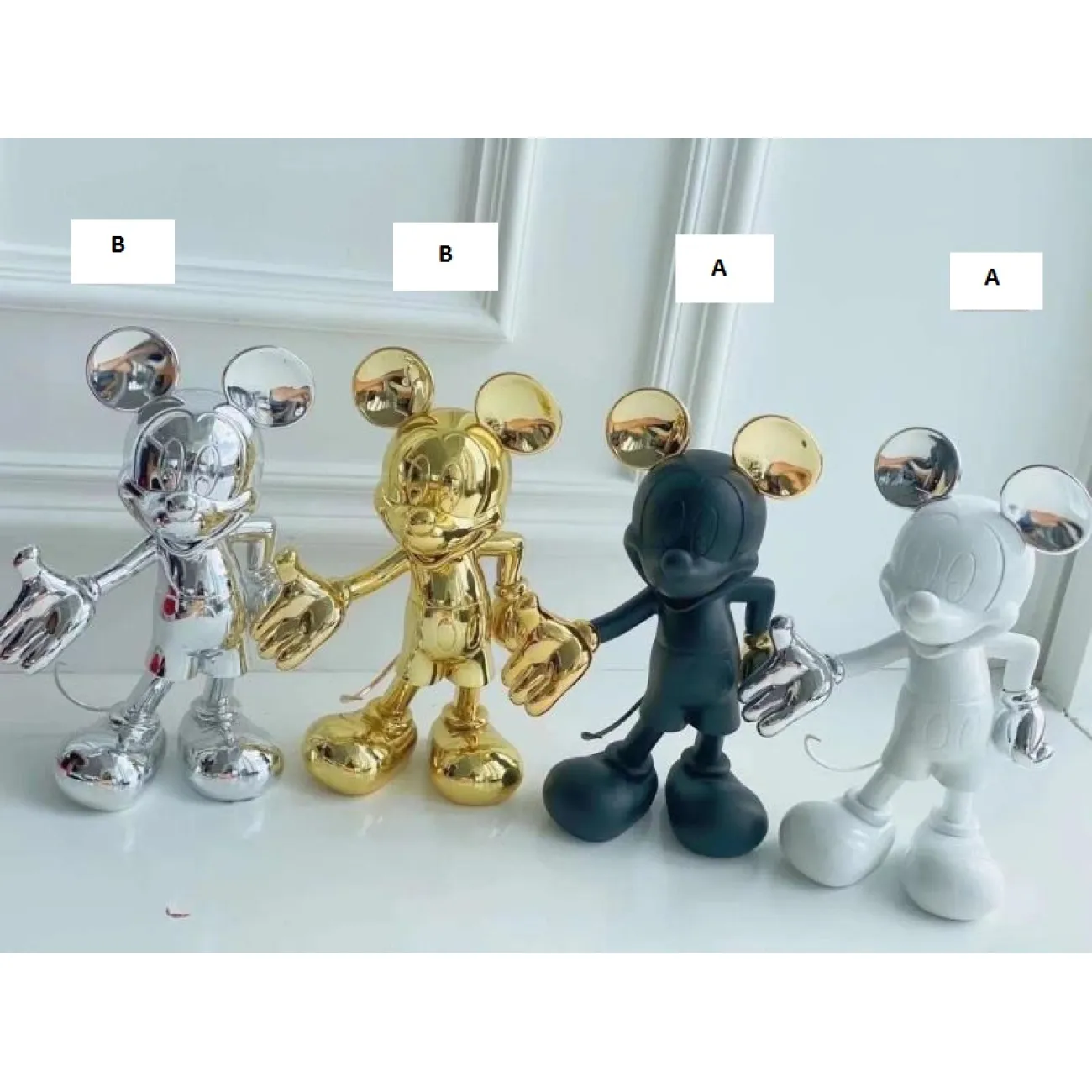 Мультяшная скульптура из смолы ручной работы Mickey