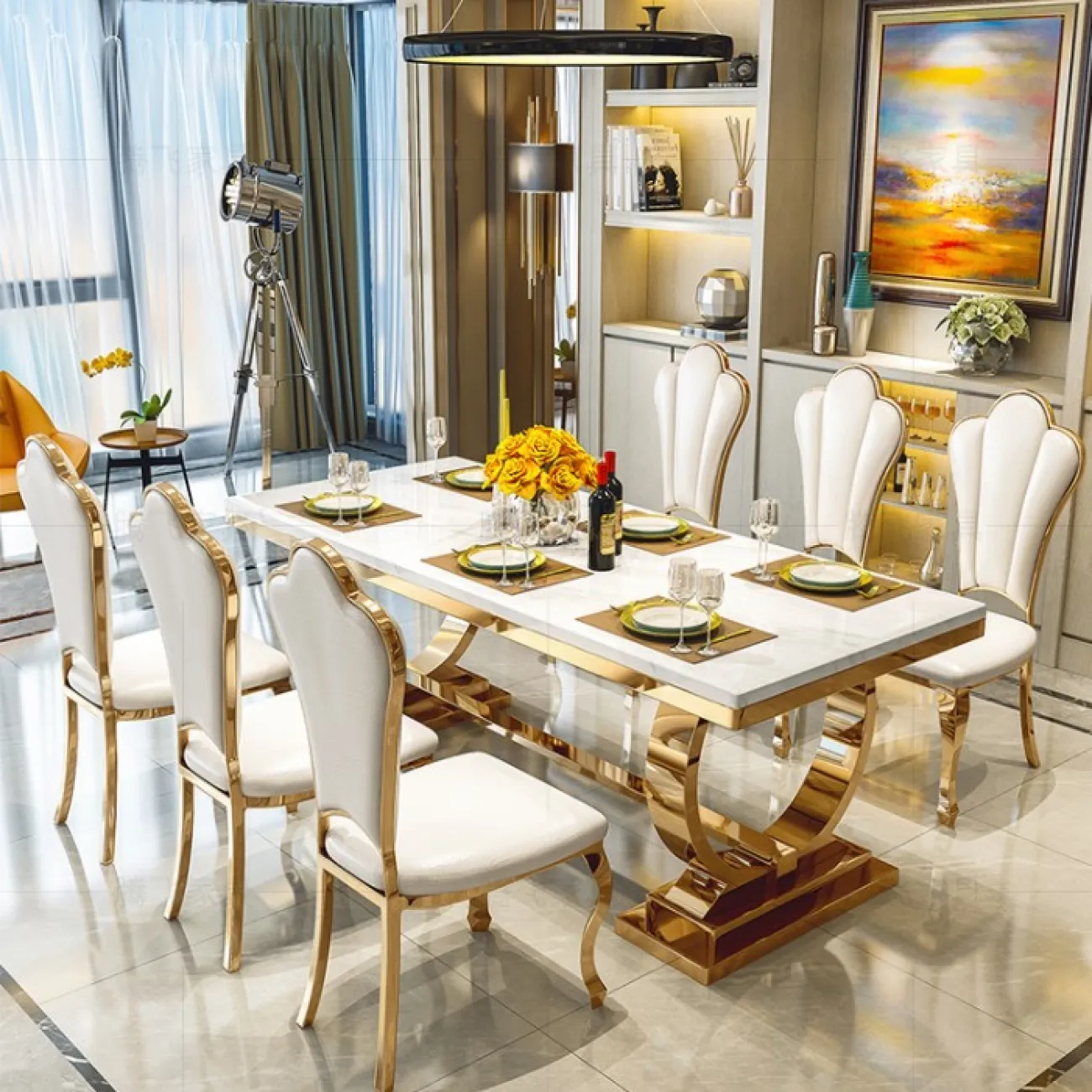 Дизайнерский обеденный стол LaLume-AZ00283