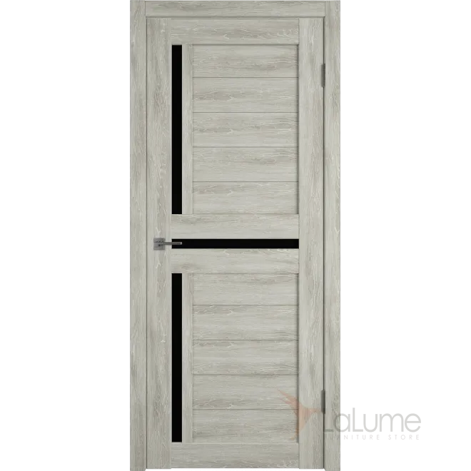 Межкомнатная дверь Atum 16 LIN VELLUM BLACK GLOSS
