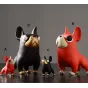 Дизайнерская работа статуэтка из ПВХ Fat Dog